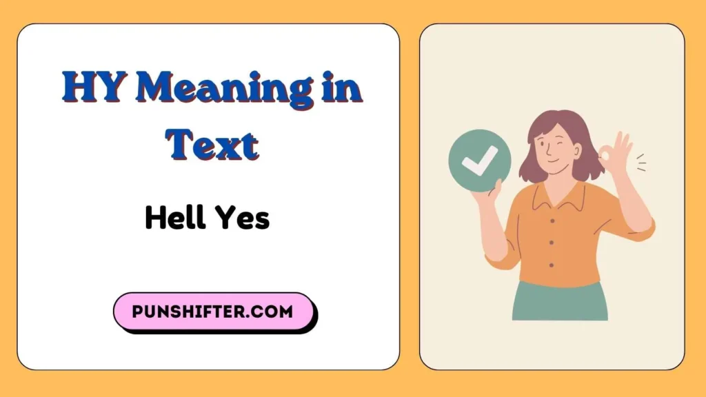 HY Meaning in Text