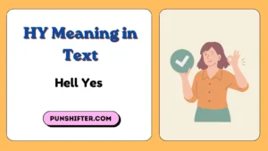 HY Meaning in Text