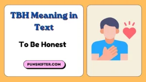 TBH Meaning in Text