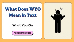 What Does WYO Mean in Text
