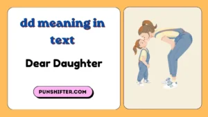 dd meaning in text