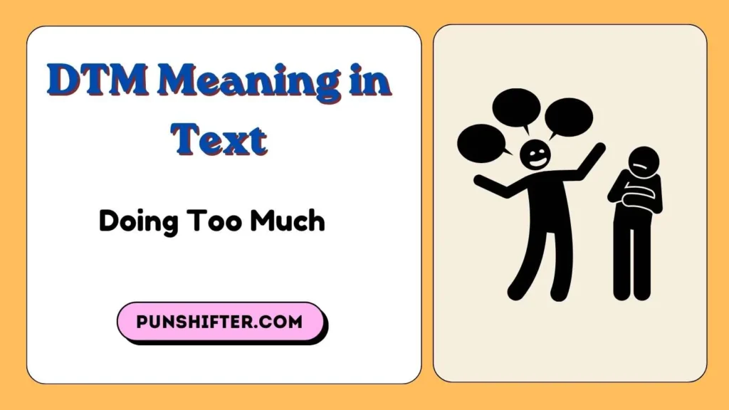 DTM Meaning in Text