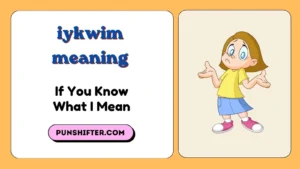 iykwim meaning