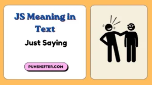 JS Meaning in Text