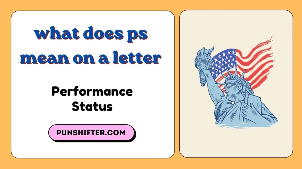 what does ps mean on a letter