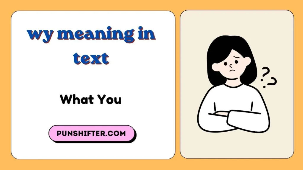 wy meaning in text